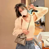 PECO, универсальная кожаная портативная сумка через плечо, небольшая сумка, коллекция 2023, изысканный стиль, из натуральной кожи