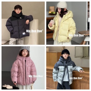 牛哆哆冬男童特价羽绒服儿童加厚外套女童宝宝上衣断码清仓