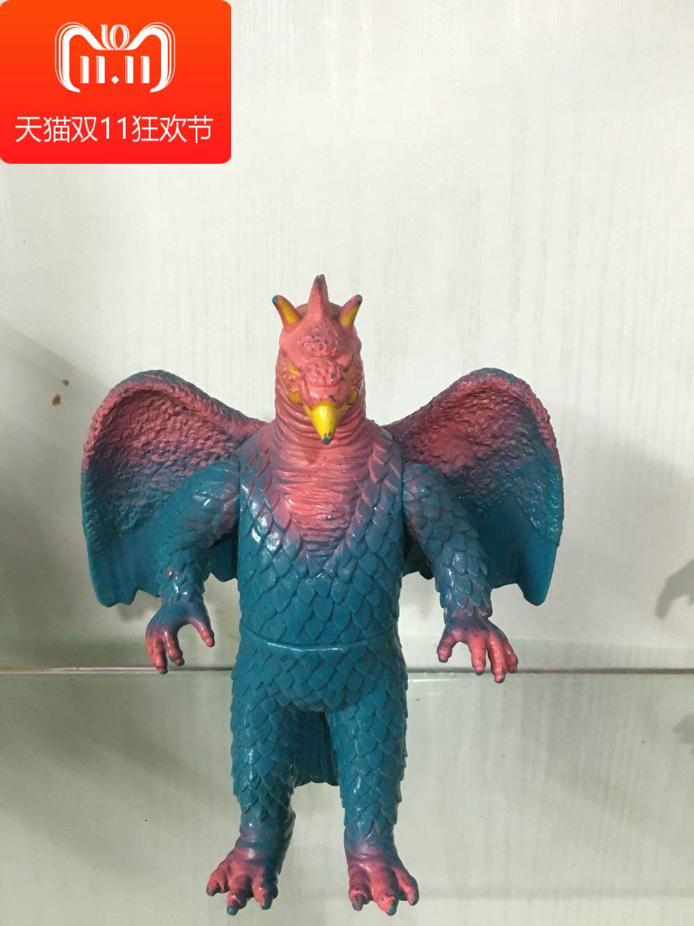 万代模型17cm怪兽软胶 初代奥特曼 高原龙希多拉 稀有