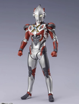 万代 非SHF 艾克斯奥特曼  新生代之星Ver.超可动模型 关节可动