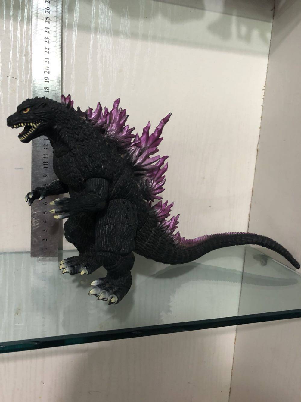 万代模型 怪兽软胶 哥斯拉系列 哥斯拉2000 千禧 紫背 18cm左右
