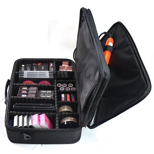 3 floors make up bag embroidery tools handbag cosmetic case