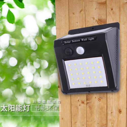 Solar outdoor garden lamp led sensor light wall street lamp