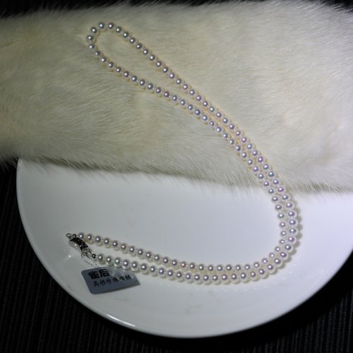 雀后双层珍珠项链毛衣链