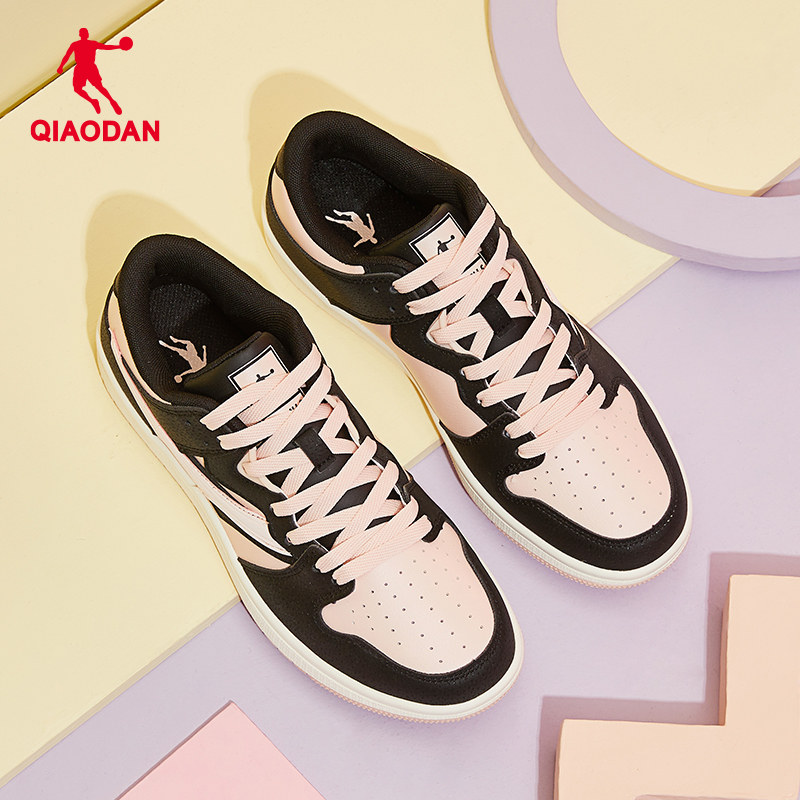 乔丹女鞋板鞋女滑板鞋2026春季新款时尚撞色百搭休闲鞋运动鞋鞋子