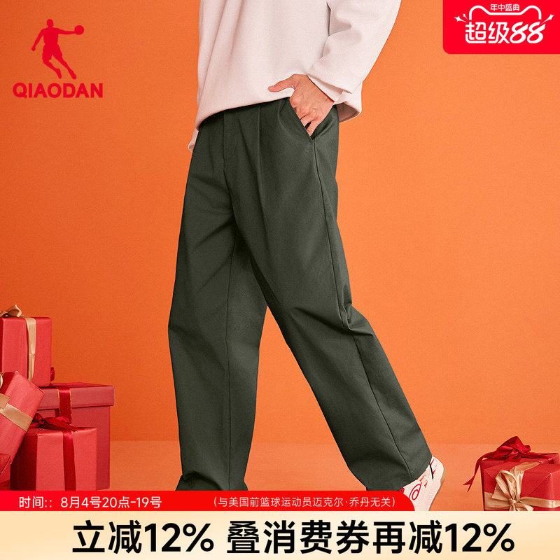 乔丹新年款美式工装裤休闲复古男