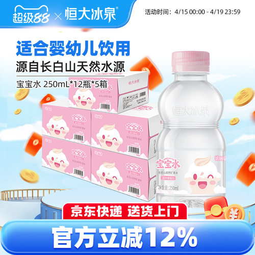 恒大冰泉矿泉水适合婴幼儿长白山