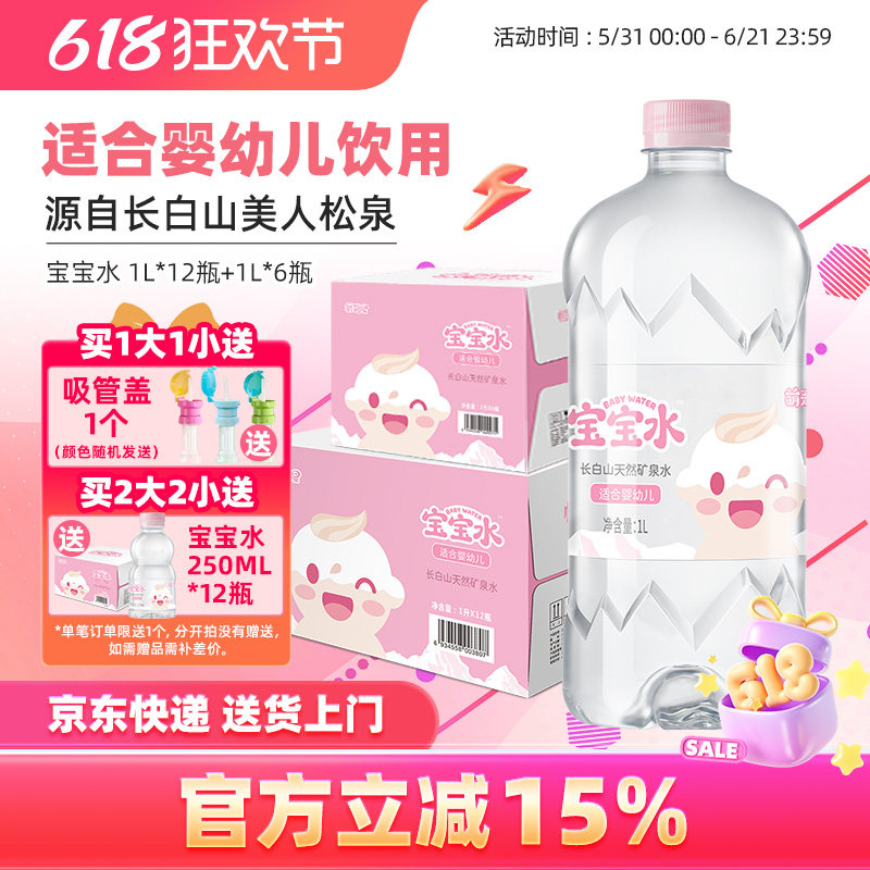 恒大冰泉矿泉水适合婴幼儿长白山