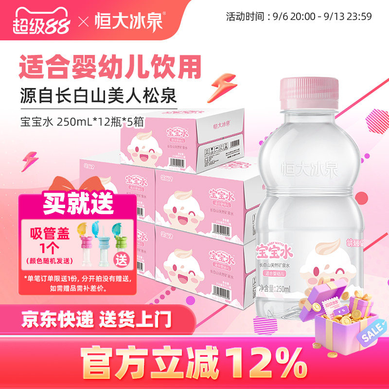 恒大冰泉矿泉水适合婴幼儿长白山图片