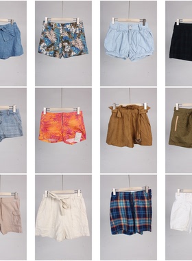 KZ69古着vintage日系夏季休闲牛仔棉质简约日常女装百搭热裤短裤