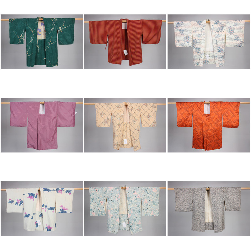 HF81古着日本制传统民族服饰vintage中古和服外套