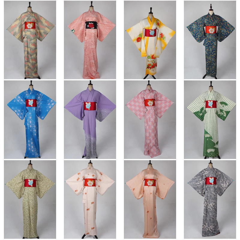 R39古着vintage日本制长款和服外套