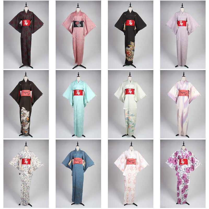 HF98古着日本制传统民族服饰写真表演男女装vintage中古和服外套
