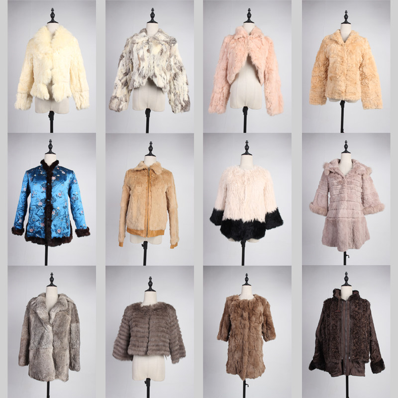 TM440古着vintage日系甜美风短款复古女装秋冬真兔毛皮草外套,女装/女士精品,皮草,淘宝优惠券,粉丝福利购,淘宝优惠卷