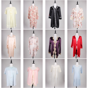 轻熟风花色居家睡衣 SQ141古着vintage日系甜美风中古少女款