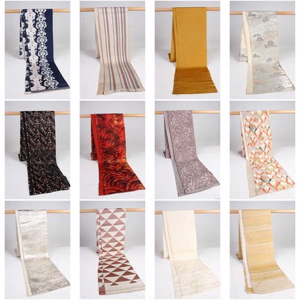 YF19古着vintage日本制民族服饰配饰和服六通太鼓全通腰封