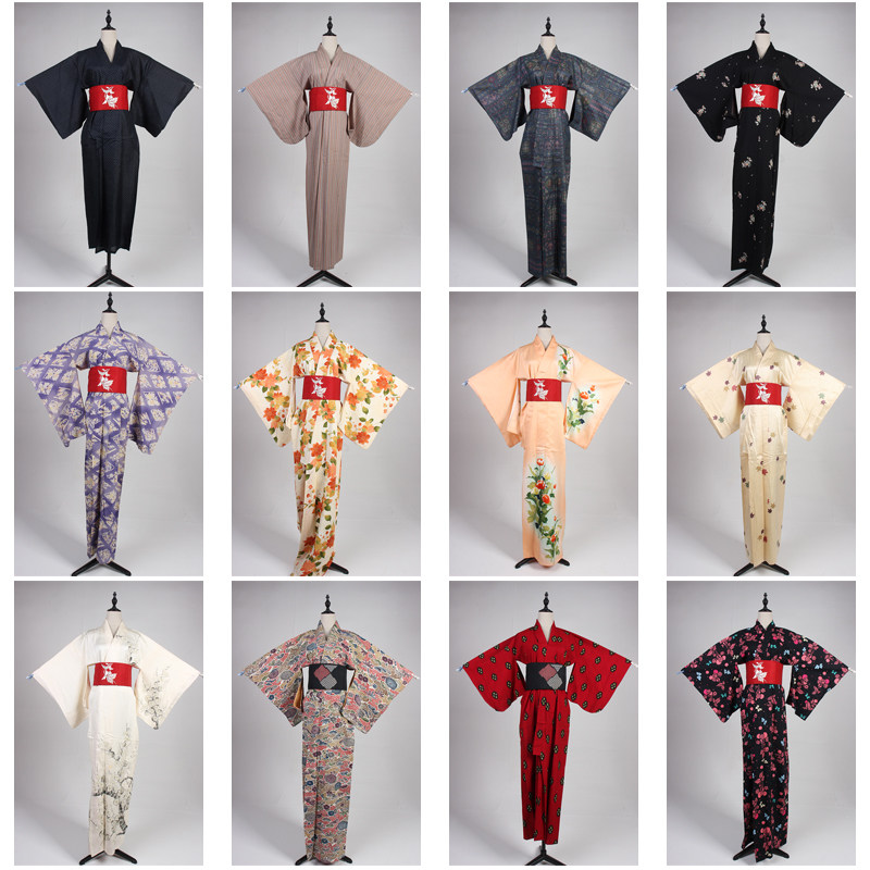 HF103古着日本制传统民族服饰写真表演男女装vintage中古和服外套