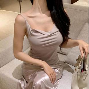 当天发 收腰吊带 Onoev性感女人味修身 纯色吊带2023新款
