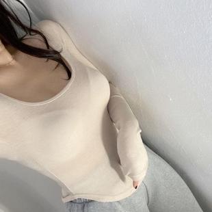 T恤 热销 Onoev UD781显身材人手一件 女人味U领弧形长袖