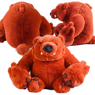 Supercell荒野乱斗妮塔熊灵毛绒玩偶部落冲突游戏公仔玩具