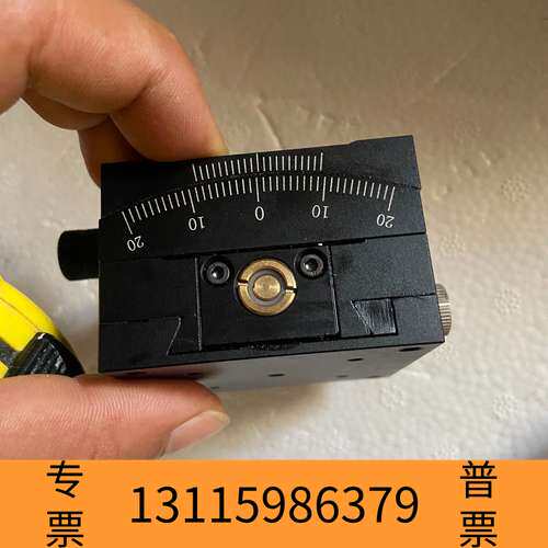 众桦GFG60角度台倾斜台XY轴精密手动滑台测角仪十字微调位移弧议