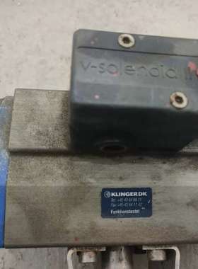 众桦KLINGER DK气动球阀，带电磁阀，法兰连接，大耐压1议价