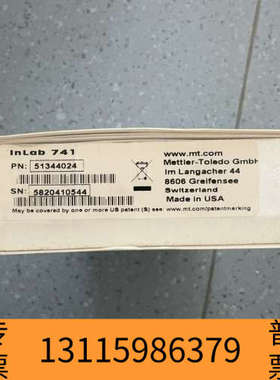 众桦梅特勒托利多InLab 741电极，型号51344024