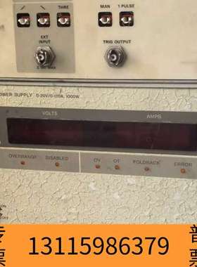 众桦HP 6031A系统电源，0-20V/0-120A，1000议价