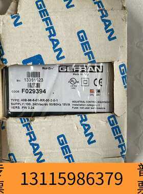 众桦F029394 GEFRAN杰弗伦数字温控显表器 40B议价