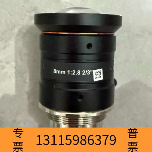 众桦工业相机镜头MVL-MF0828M-8MP，8mm焦段议价
