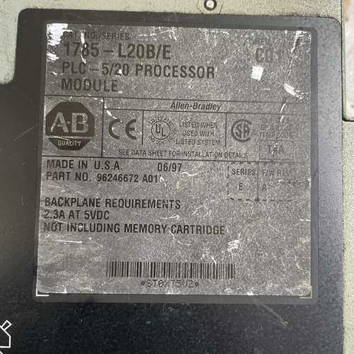 众桦AB CPU模块1785-L20b/e 模块，议价