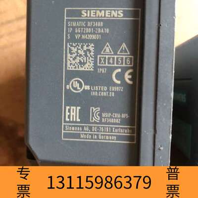 众桦RF340R 读码器6GT2801-2BA10 拆议价