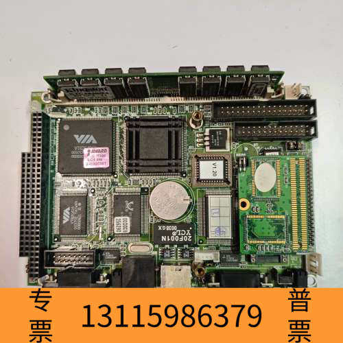 众桦工控主板PCM-1823 REV.B1 02-1，台湾制