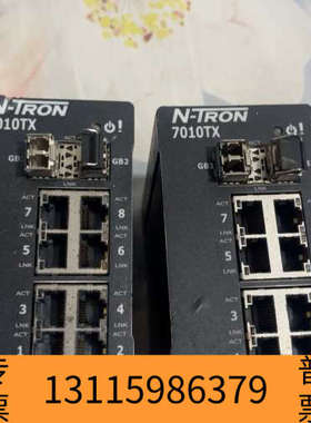 众桦N-TRON+7010TX+工业交换机++两光口+八电口 带