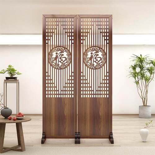 入户卫生间墙隔断屏风入户正对门玄关屏风客厅与阳台的隔断装饰