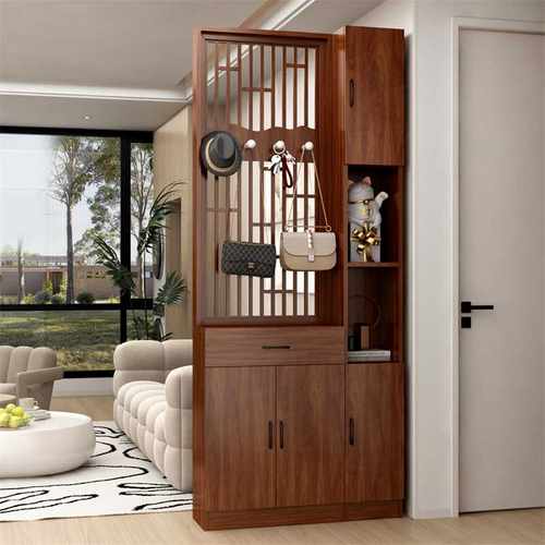 鞋柜屏风隔断现代轻奢中古风