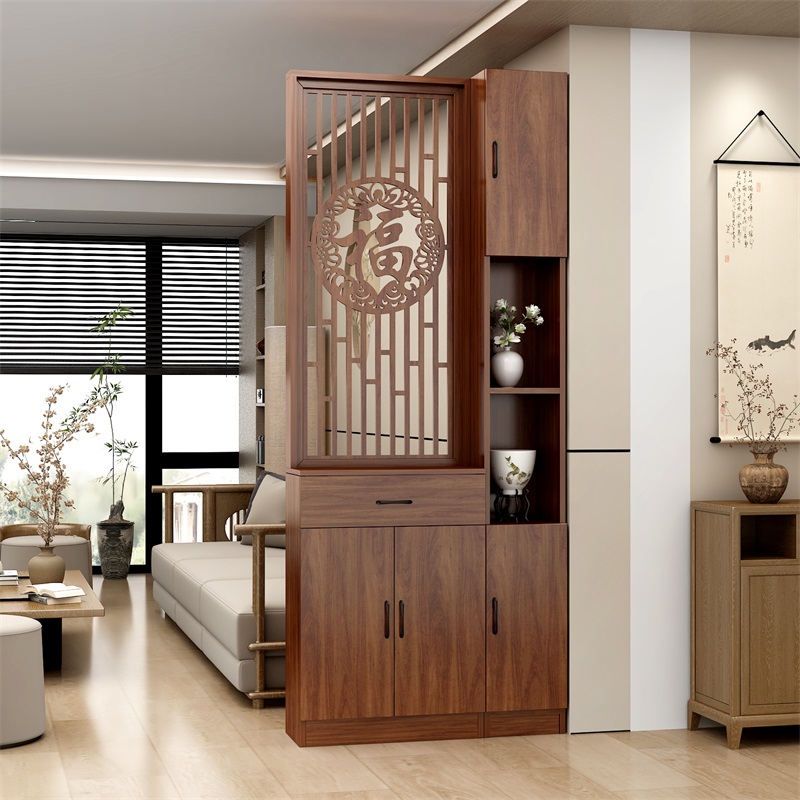 玄关柜入户正对门高级感实木