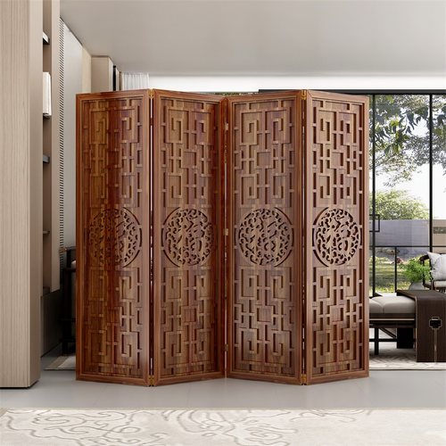 隔断屏风中古风遮挡隔板