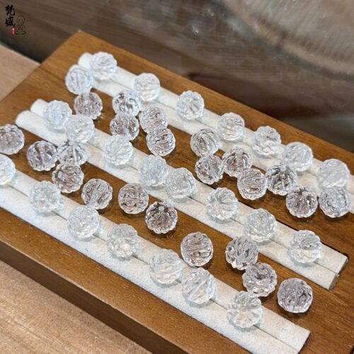 小众精工金刚白水晶饰品单珠隔珠