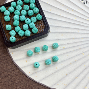 蒙松菱镁矿并蒂莲配饰DIY时尚文玩猴头星月菩提水晶手链手串配珠