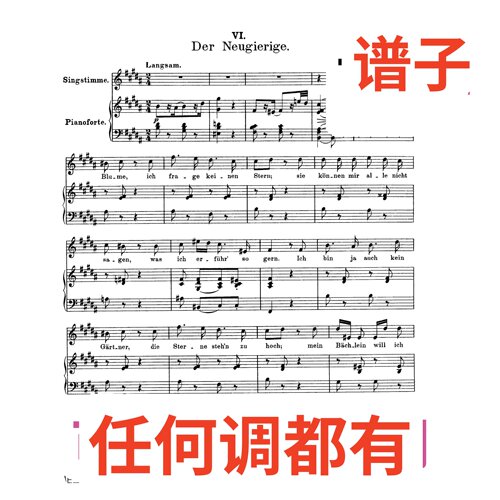 06 der neugierige 3B伴奏谱正谱声乐