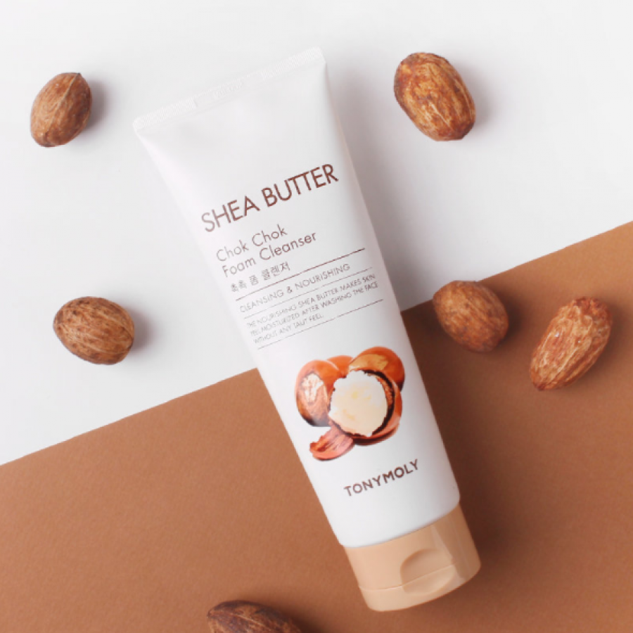 TONYMOLY 乳木果油滋润洁面泡沫溫和水润清净肌肤污垢大容量300ml