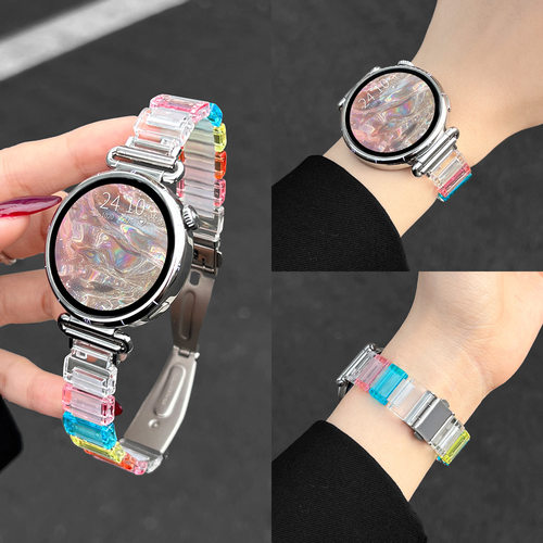 适用华为gt6表带夏天新款watch gt5手表带树脂硅胶4/3pro腕表女款