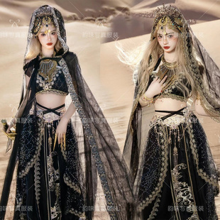 影楼新款异域风情敦煌飞天汉服楼兰大漠公主西双版纳网红旅拍服装