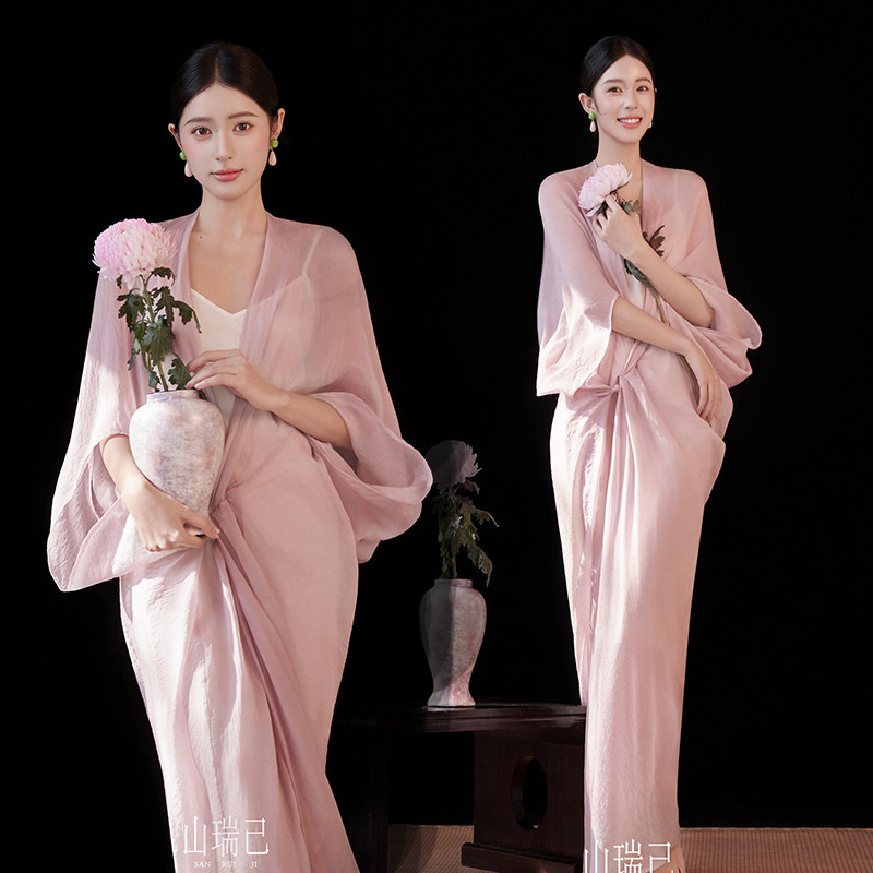 26影楼新款中式复古主题连衣裙油画清冷禅意写真摄影个人拍照服装,女装/女士精品,民族服装/舞台装,淘宝优惠券,粉丝福利购,淘宝优惠卷