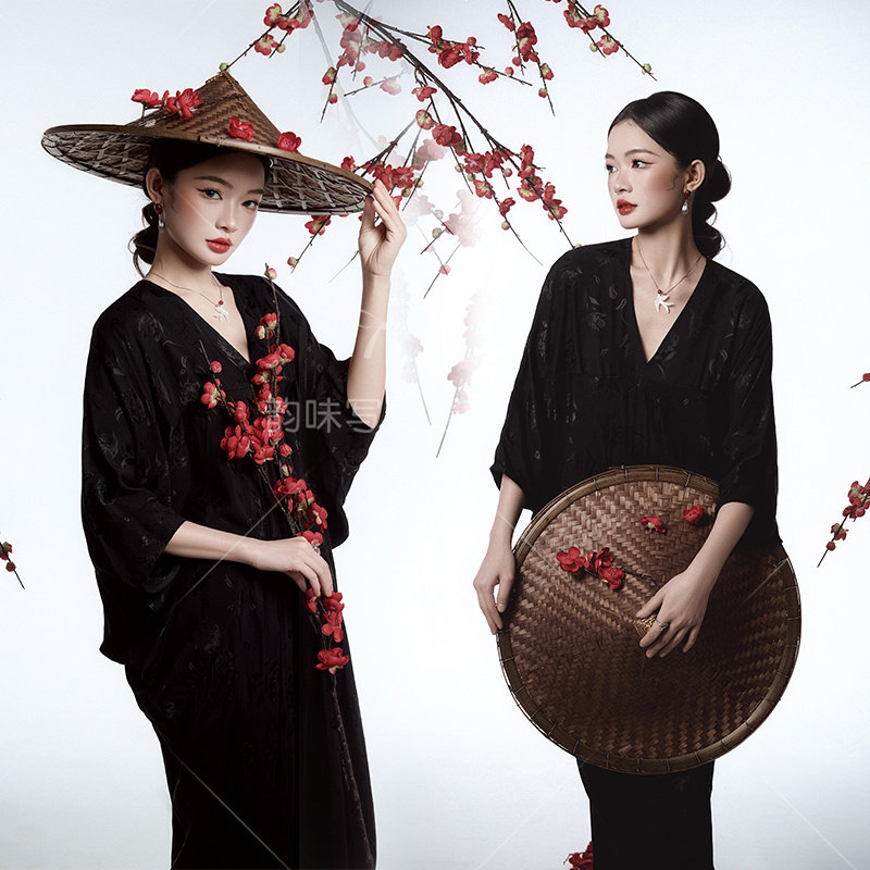 影楼2026拍照主题中式美学东方骨相摄影服装复古高级礼服国风写真