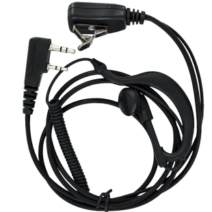 对讲讲机耳机耳麦对讲电话机耳机线通用型耳塞式耳挂K头M头Y单孔