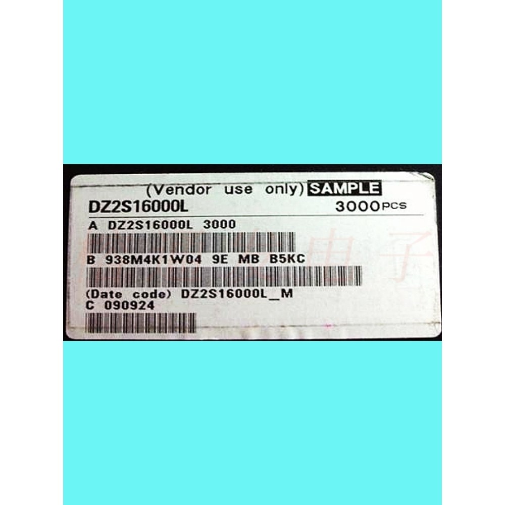 DZ2S16000L/稳压二极管16V 150MW 200mA/SOD-523丝印:XJ