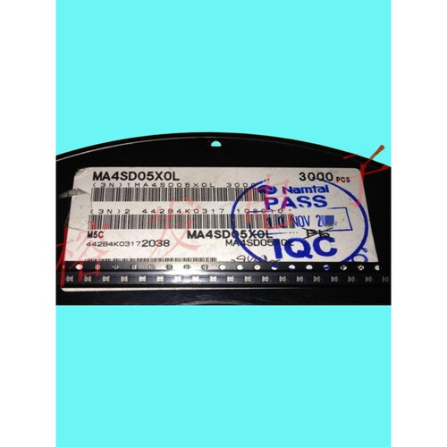 MA4SD05X0L/DIODE SCHOTTKY 45V 100mA SSMINI4/SOT-543丝印:M5C