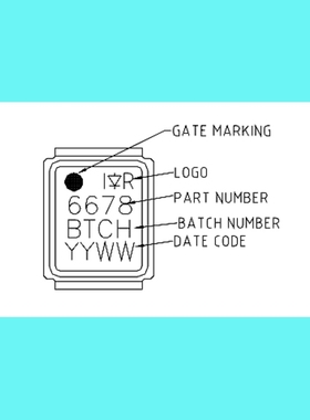 IRF6678TR1/IOR/MOSFET N-CH 30V 30A/DirectFET丝印6678
